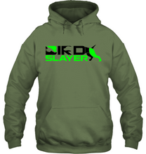 Load image into Gallery viewer, Electric Green Bird Slayer Hoodie