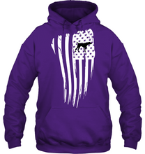 Load image into Gallery viewer, White American Flag GSP Hoodie