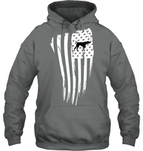 Load image into Gallery viewer, White American Flag GSP Hoodie