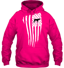 Load image into Gallery viewer, White American Flag GSP Hoodie