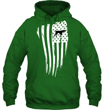 Load image into Gallery viewer, White American Flag GSP Hoodie