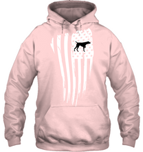 Load image into Gallery viewer, White American Flag GSP Hoodie