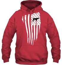 Load image into Gallery viewer, White American Flag GSP Hoodie