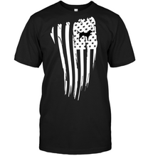 Load image into Gallery viewer, White American Flag with Lab