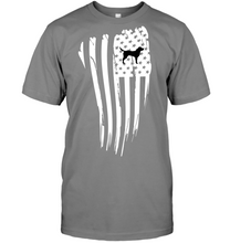 Load image into Gallery viewer, White American Flag with Lab