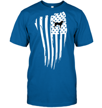 Load image into Gallery viewer, White American Flag with Lab