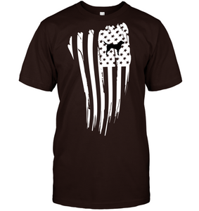 White American Flag with Lab