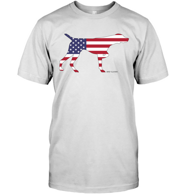 Unisex T-shirt with American Flag in GSP