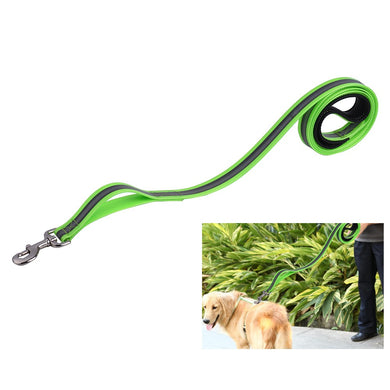 SSL002TF TPU Reflective Dog Leash Durable Waterproof Safe Pet Leash Strap with Premium Strength Double Handles for Medium Large Dog